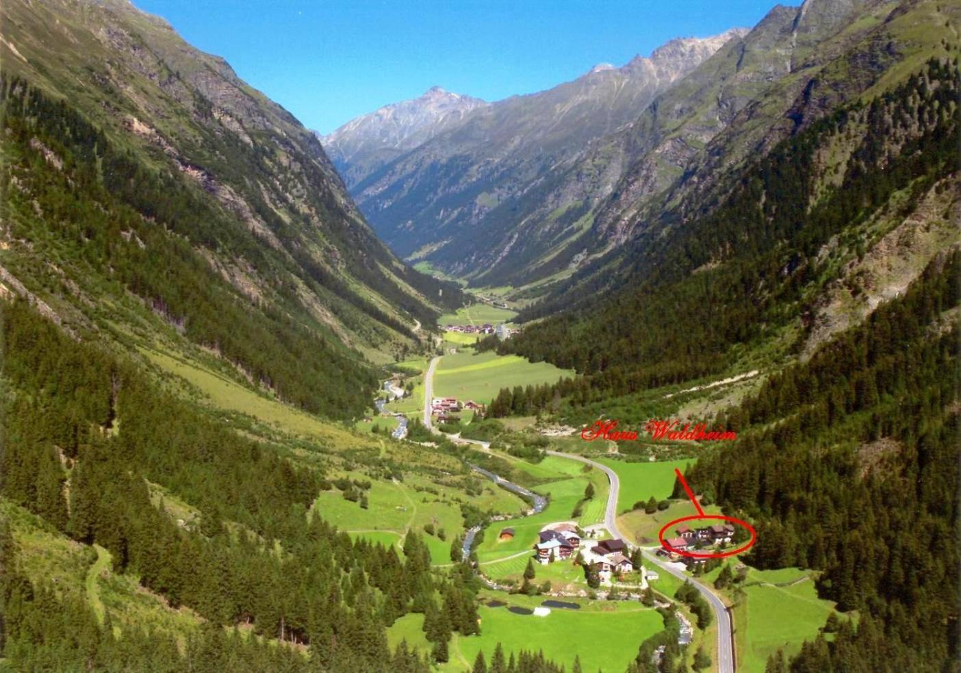 Haus Waldheim Hotel Sankt Leonhard im Pitztal Eksteriør billede
